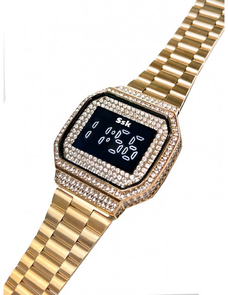 Reloj SSK TIME Colección Diamond rosa oro (pantalla táctil)