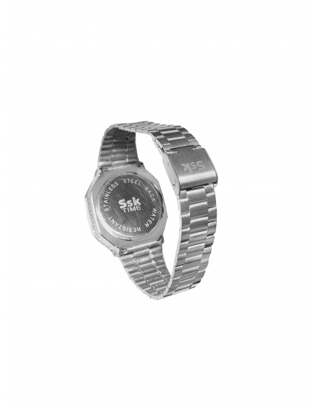 Reloj SSK TIME Colección Diamond plateado (pantalla táctil)