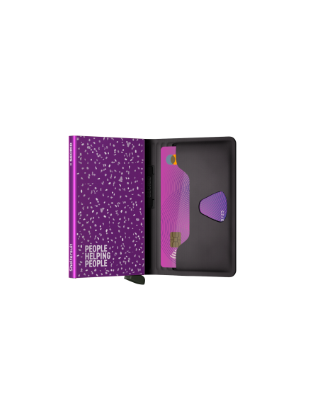 SECRID Cartera Bandwallet Sheltersuit TPU- Black Fuchsia