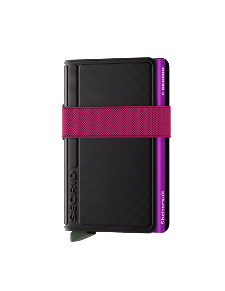 SECRID Cartera Bandwallet Sheltersuit TPU- Black Fuchsia