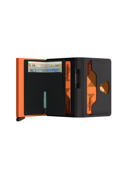 SECRID Cartera Bandwallet Sheltersuit TPU- Black Orange