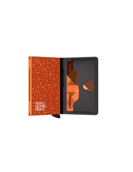 SECRID Cartera Bandwallet Sheltersuit TPU- Black Orange