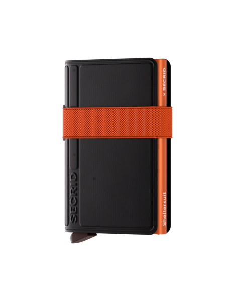 SECRID Cartera Bandwallet Sheltersuit TPU- Black Orange