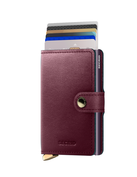 SECRID Premium Cartera Miniwallet Dusk Bordeaux