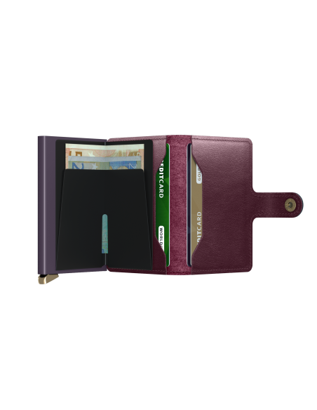 SECRID Premium Cartera Miniwallet Dusk Bordeaux