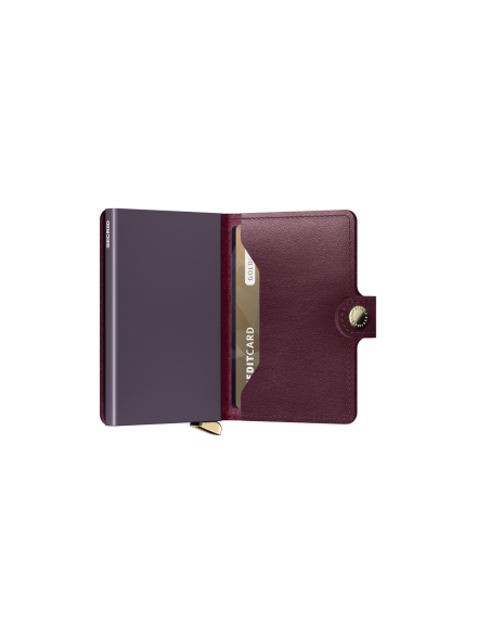 SECRID Premium Cartera Miniwallet Dusk Bordeaux