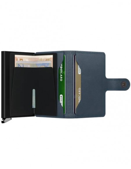 SECRID Premium Miniwallet Emboss Lines Teal