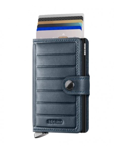 SECRID Premium Miniwallet Emboss Lines Teal