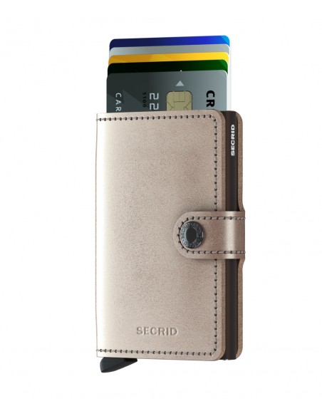 SECRID Cartera Miniwallet Champagne Brown