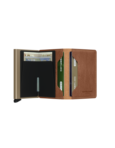 SECRID Cartera Slimwallet Veg Caramello