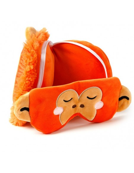 Orangutan Travel Pillow and Eye Mask