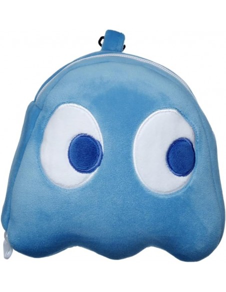 Almohada Viaje Y Antifaz Pacman Azul Puckator