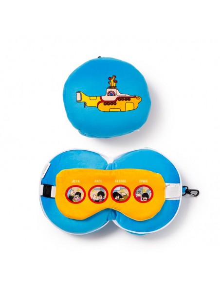 TRAVEL PILLOW AND YELLOW SUBMARINE MASK
