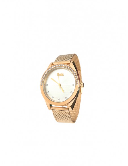 SSK TIME Pink Gold Love Collection Watch