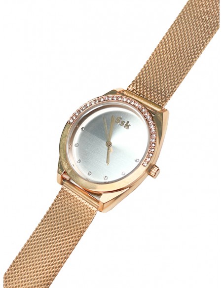 SSK TIME Pink Gold Love Collection Watch