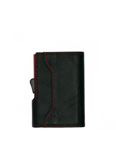 C'SECURE Tarjetero Single Wallet /Cardholder Black/Embossed