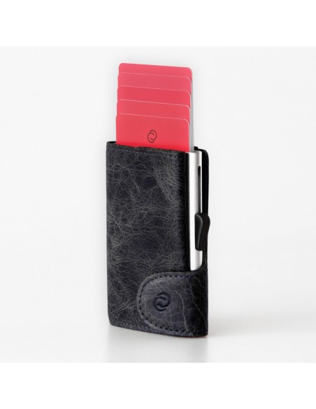 C' SECURE Tarjetero Wallet /Cardholder Coin Blackwood