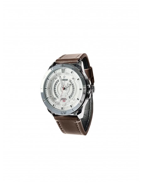 Noxter Watch | Austin Collection | Brown + silver