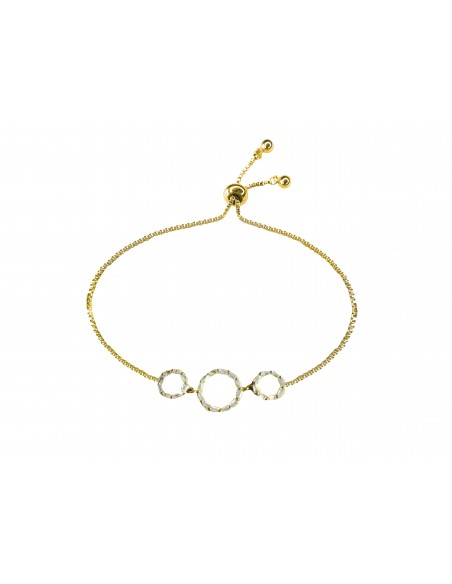 SSK STYLE 3 CIRCLES GOLDEN BRACELET