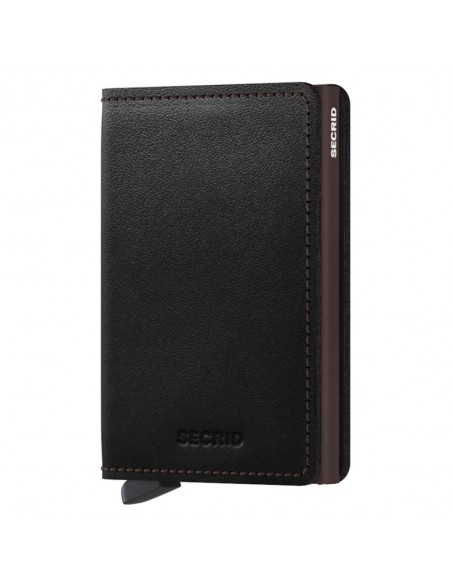 SECRID Cartera Slimwallet Original Black-Brown