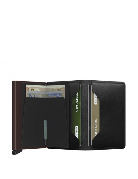 SECRID Cartera Slimwallet Original Black-Brown