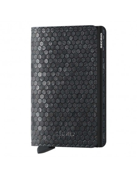 SECRID Cartera Slimwallet Hexagon Black