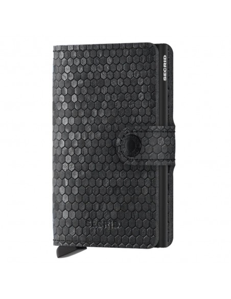 SECRID Cartera Miniwallet Hexagon Black