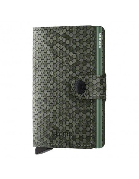 SECRID Cartera Miniwallet Hexagon Green