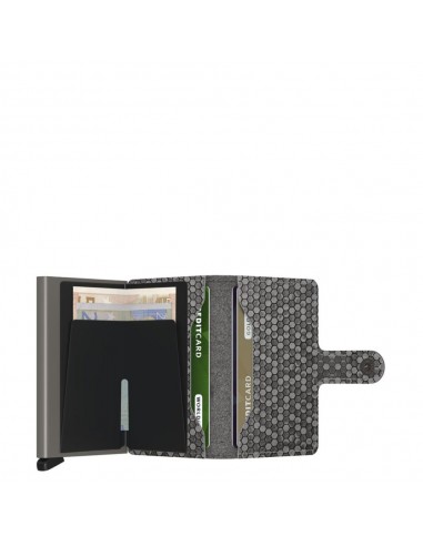SECRID Cartera Miniwallet Hexagon Grey