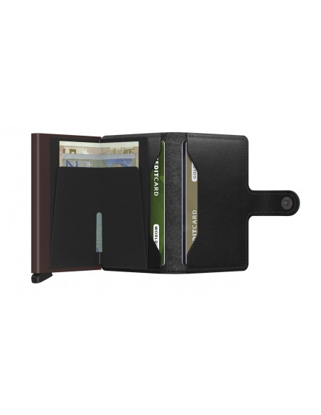 SECRID Miniwallet Original Black-Brown