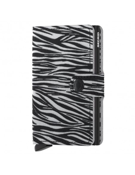 SECRID Cartera Miniwallet Zebra Light Grey