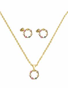 COLLAR + PENDIENTES SSK...