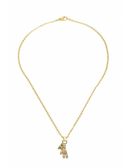 COLLAR + PENDIENTES SSK STYLE DORADOS BEAR
