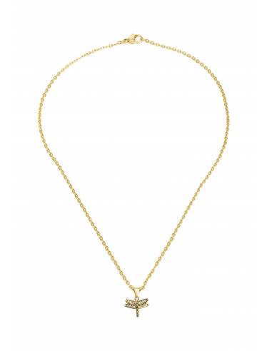 COLAR DRAGON FLY DOURADO ESTILO SSK +...