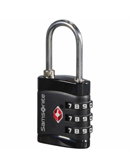 Samsonite Global Combilock 3-Digit Luggage Lock | Black