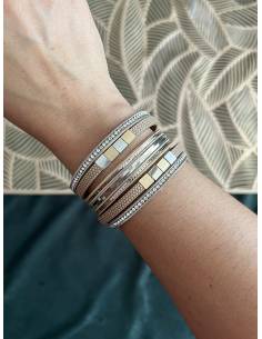 PULSERA DOBLE PIEL BEIGE... 2