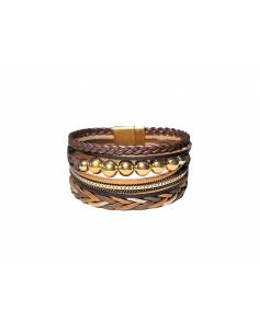 PULSERA DOBLE PIEL CON...