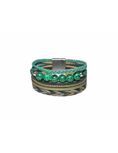 PULSERA DOBLE PIEL CON...