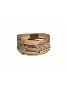 PULSERA DOBLE PIEL CON...