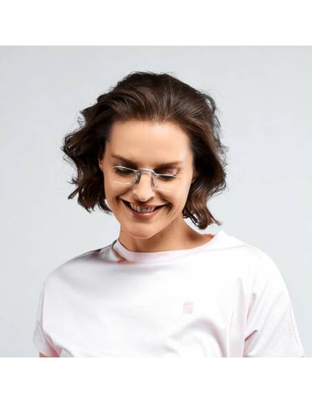 Oculos de leitura Nooz | Cinza Retangular