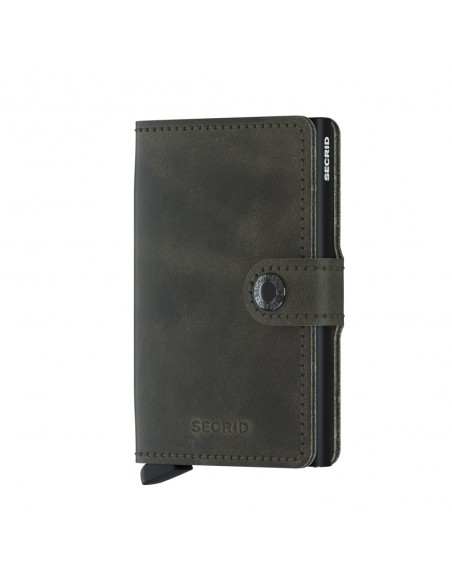 SECRID Cartera Miniwallet Vintage Olive-Black