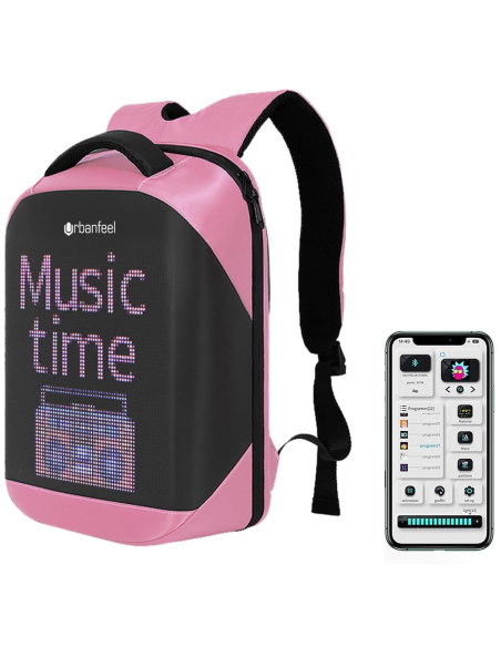 Mochila Urbanfeel Led | Himari Rosa