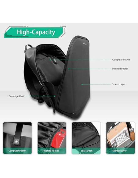 Mochila Urbanfeel Led | Haruto Negra