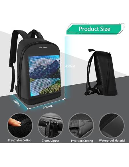 Mochila Urbanfeel Led | Haruto Negra