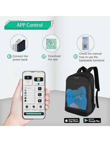 Mochila Urbanfeel Led | Haruto Negra