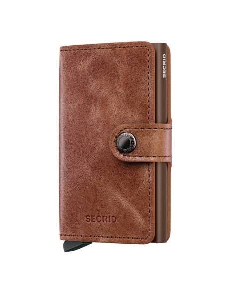 SECRID Miniwallet Vintage Cognac Brown