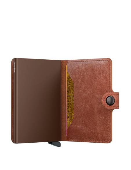 SECRID Miniwallet Vintage Cognac Brown