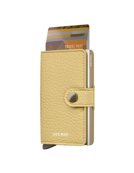 SECRID Miniwallet Pebble Butter Yellow