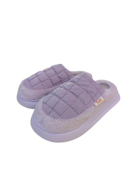 Zapatillas de casa acolchadas | Color Morado