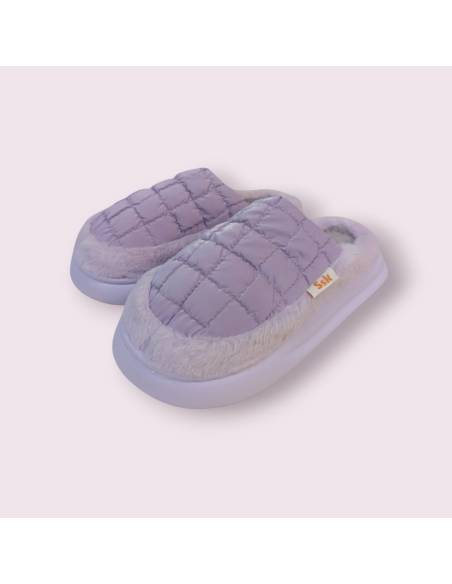Zapatillas de casa acolchadas | Color Morado